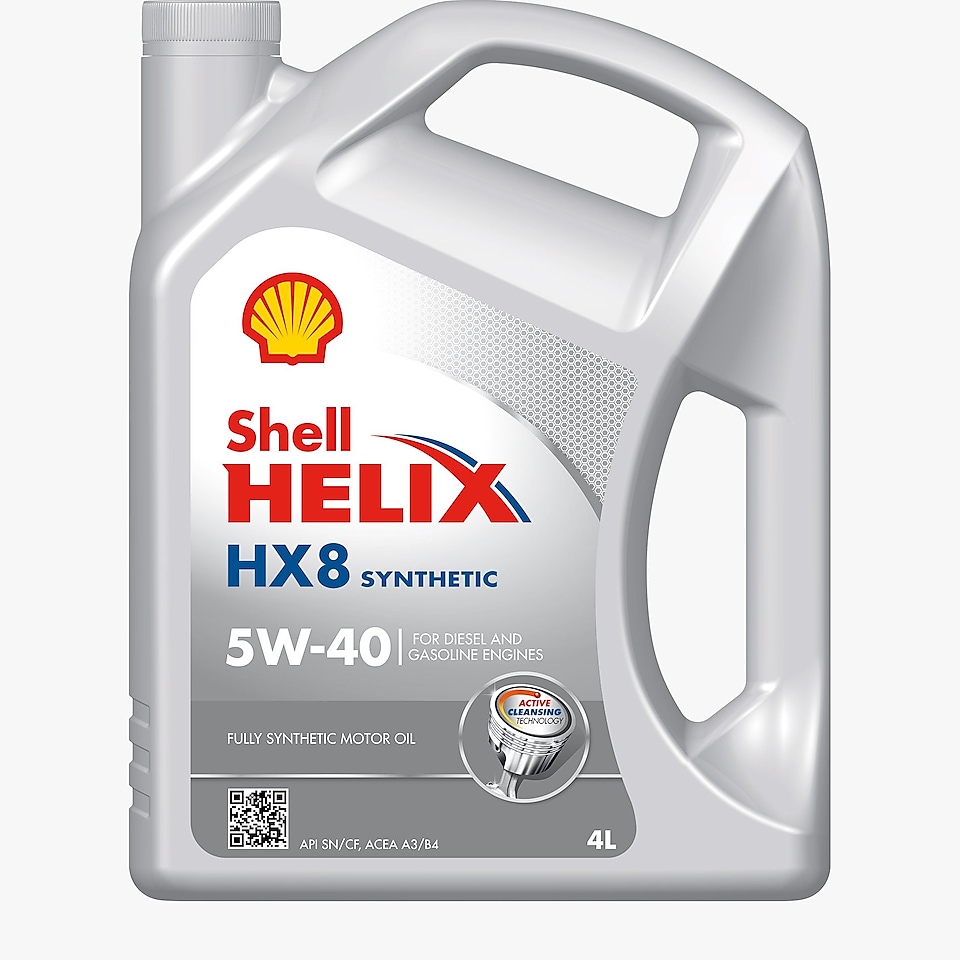 Foto del envase de Shell Helix HX8 Syn 5W-40