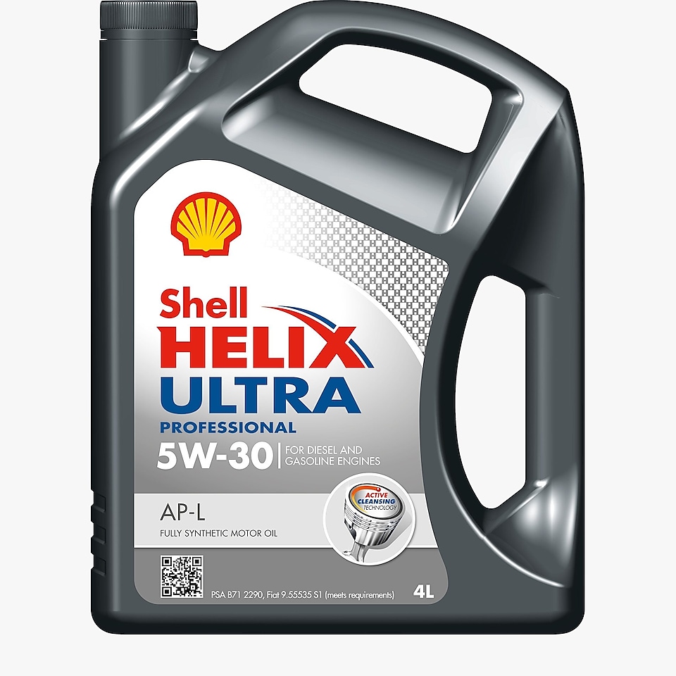 Foto del envase de Shell Helix Ultra Professional AP-L 5W-30: