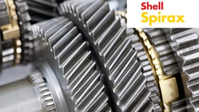 Componentes de transmisión en equipos agrícolas - Logotipo de Shell Spirax