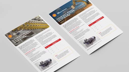 El folleto cubre tanto las versiones móviles como las fijas del documento técnico sobre eficiencia energética de Shell Tellus S4 VE