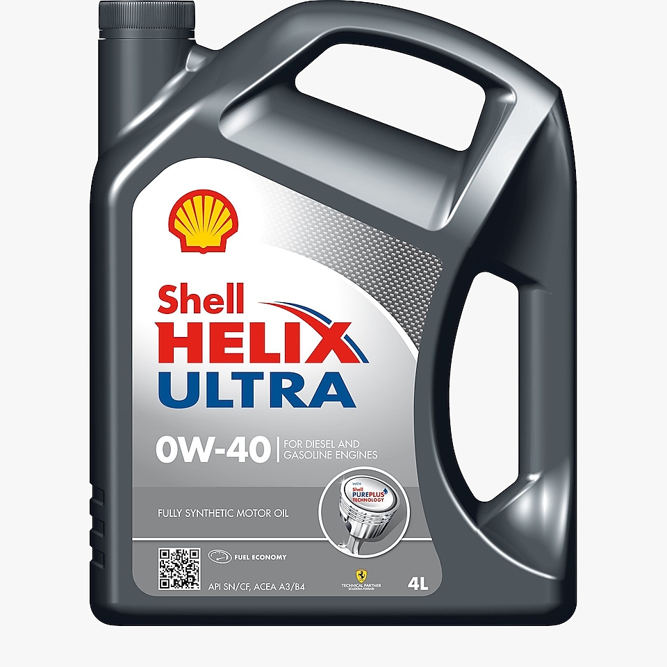 Foto del envase de Shell Helix Ultra 0W-40