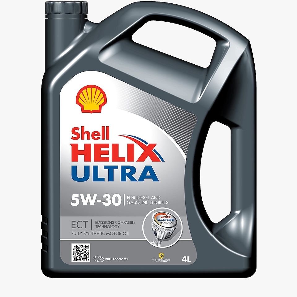 Foto del envase de Shell Helix Ultra ECT 5W-30