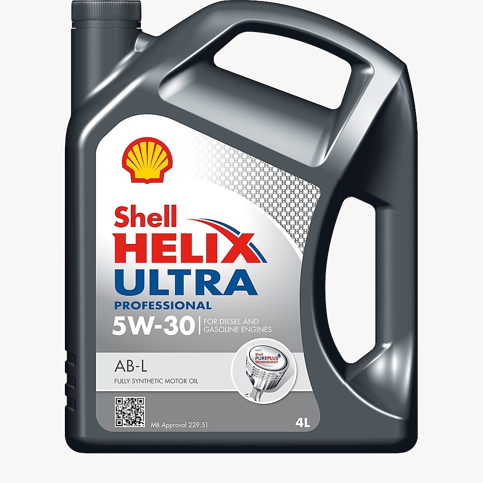 Foto del envase de Shell Helix Ultra AB 5W-30
