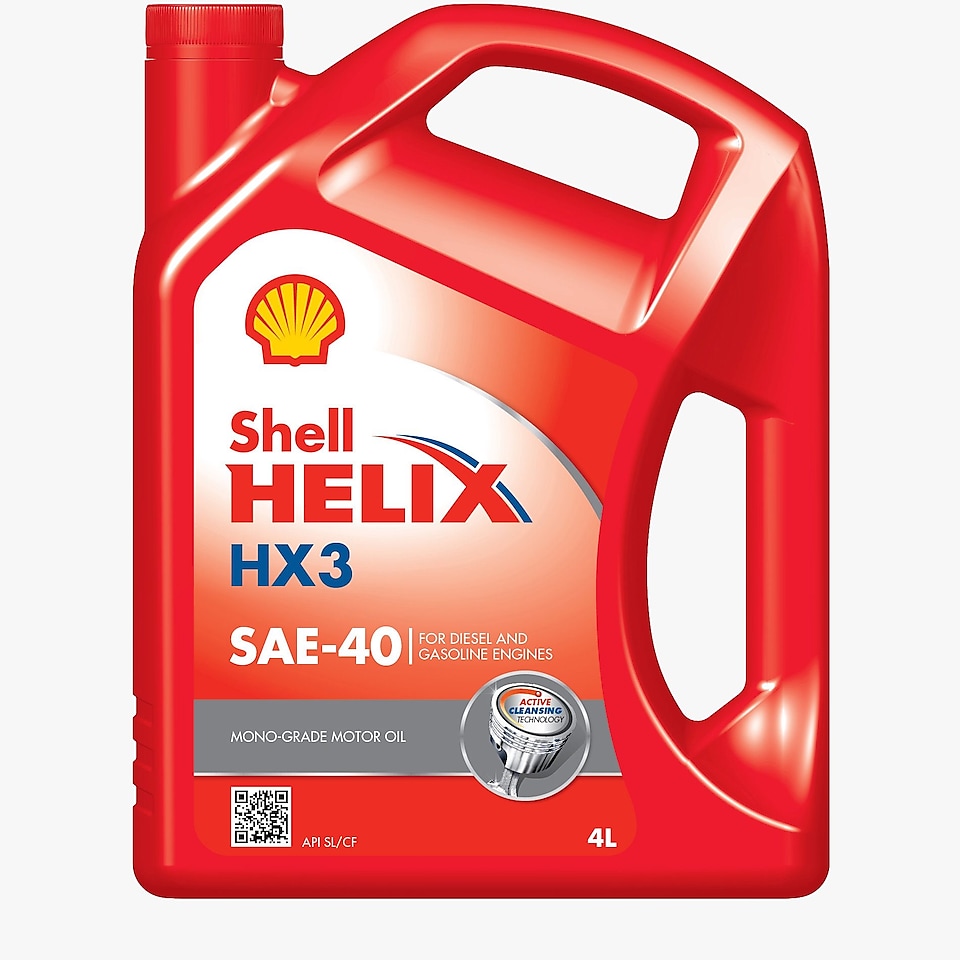 Foto del envase de Shell Helix HX3 SAE-40