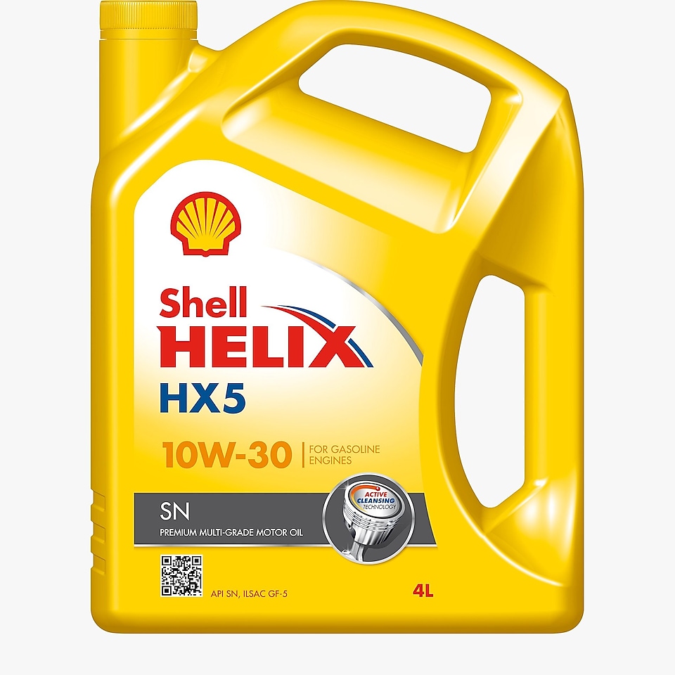 Foto del envase de Shell Helix HX5 SN 10W-30