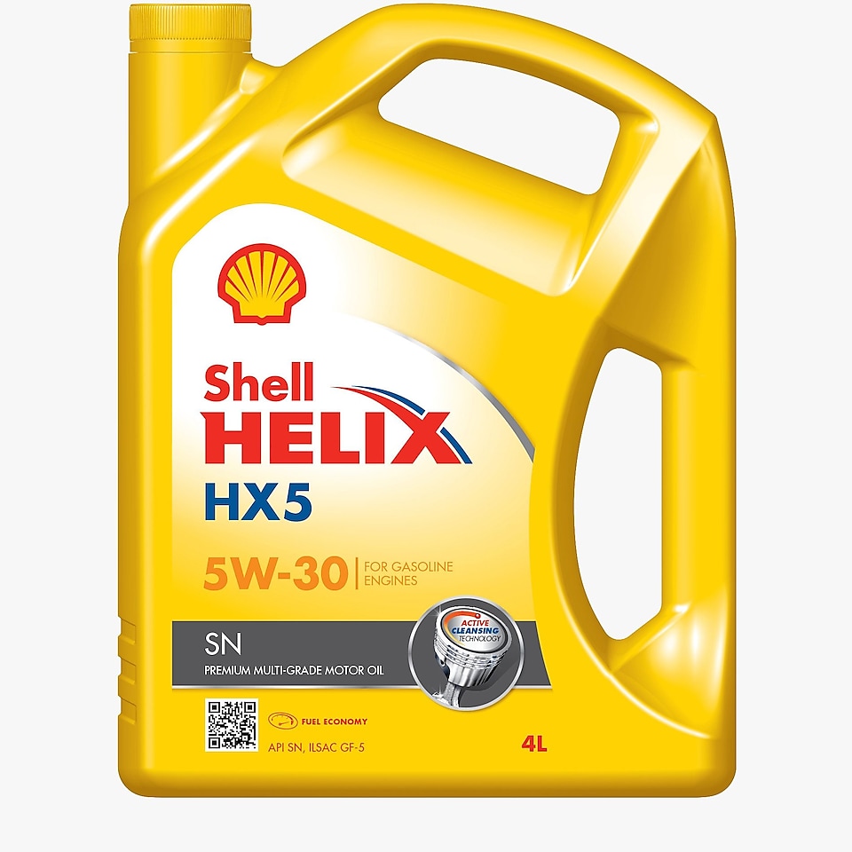  Foto del envase de Shell Helix HX5 SN 5W-30